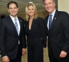 [from left to right] Senator Marco Rubio, Kiersten Allen, Bruce Allen—GM of the Washington Redskins